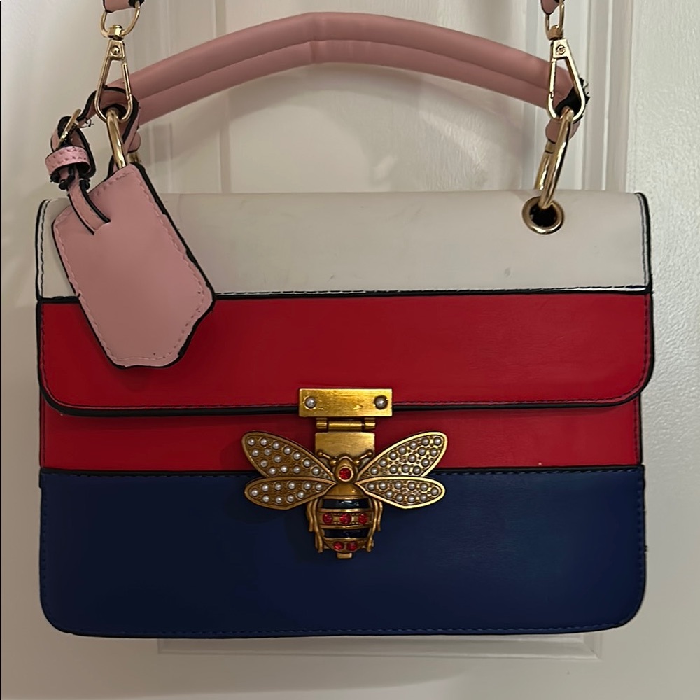Elegant Tricolor Designer Bag